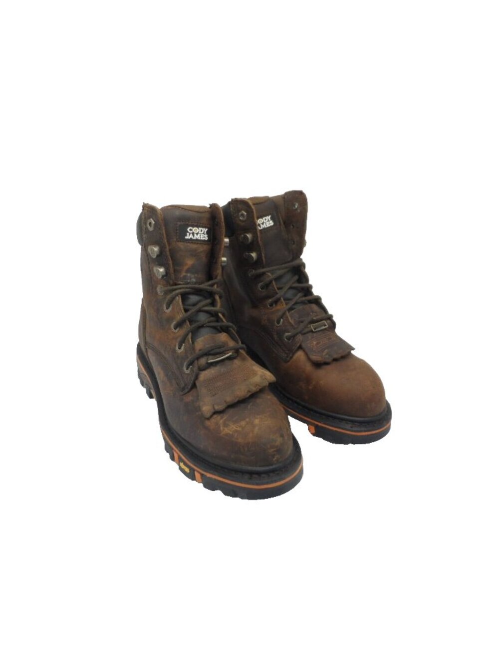 Cody James Men's 8" Decimator Nano Composite Toe Work Boot Brown Size 9D